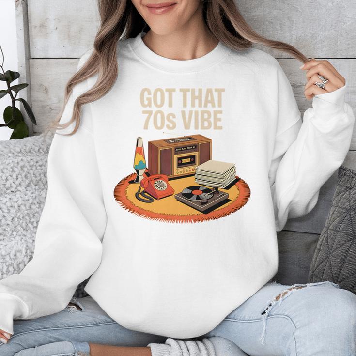 1970s 70s Reunion Nostalgia Memories Music School Grew Up Premium Tri-Blend Unisex Sweatshirt