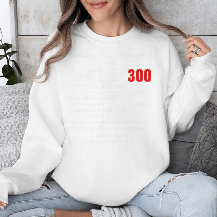 1970's Lemon Labs Quaalude 300 Label Reproduction Nostalgia Premium Tri-Blend Unisex Sweatshirt