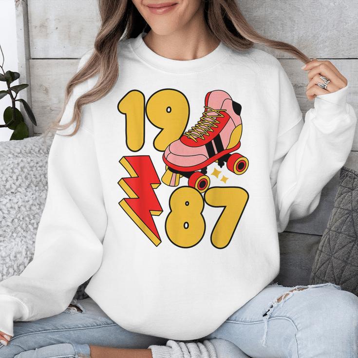 1987 Retro Roller Skate Vintage 80s Nostalgia Collector Unisex Sweatshirt