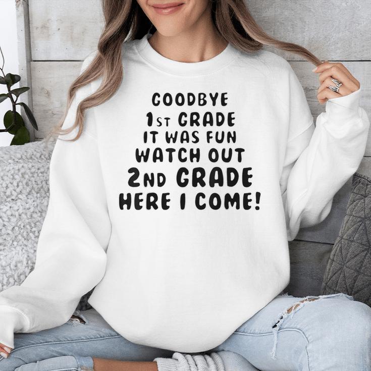 1st First Grade Graduation Tshirt Moving On To 2nd Grade Unisex Sweatshirt