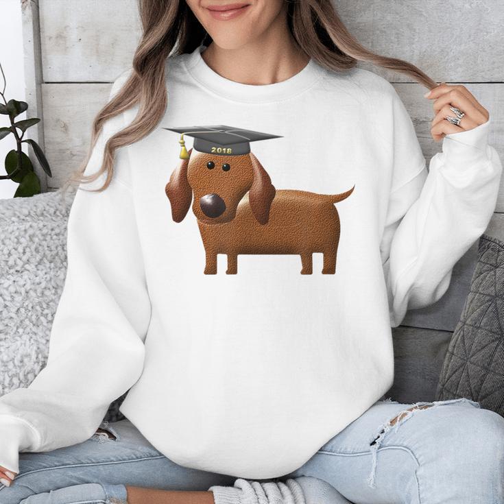 2018 Dog Graduation Shirt Dachshund Graduation For Men Women Kids Unisex Sweatshirt