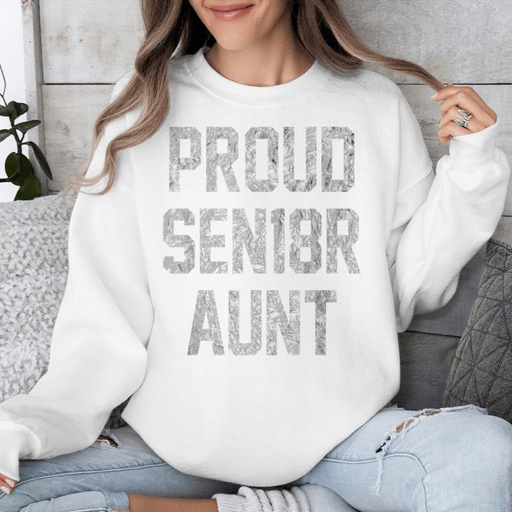 2018 Senior Aunt SEN18R Class Graduation PartyShirt Unisex Sweatshirt