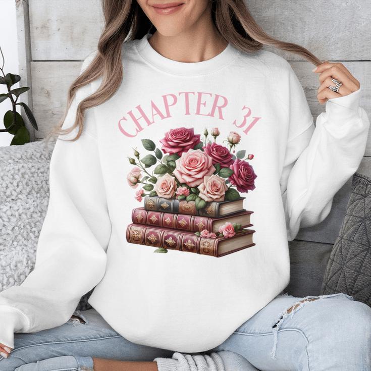 31st Birthday Chapter 31 Birthday Shirt Women Book Lover Unisex Sweatshirt