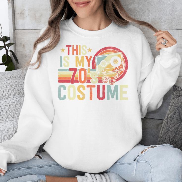 This Is My 70's Costume Retro Style Nostalgia 1970s Vintage Premium Tri-Blend Unisex Sweatshirt