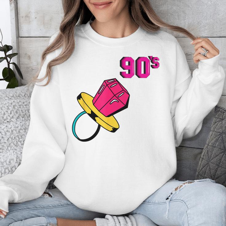 90’s Ring Retro Nostalgia Colorful Throwback Unisex Sweatshirt