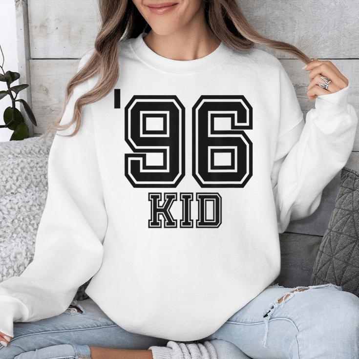 '96 Kid Perfect Vintage Retro Nostalgia Gear For Year 1996 Unisex Sweatshirt