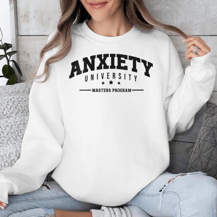 Anxiety University Anxious Antisocial Introvert Unisex Sweatshirt Anxiety University Anxious Antisocial Introvert Unisex Sweatshirt