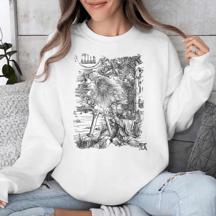 Apocalypse St John Devours The Book 1498 DüRer Angels Unisex Sweatshirt