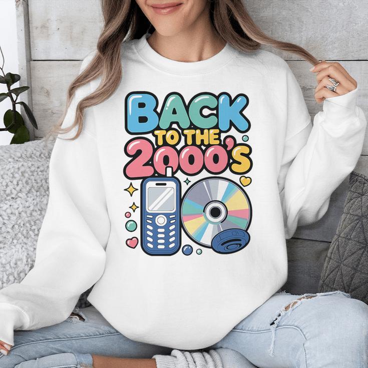 Back To The 2000s Retro Nostalgia Premium Tri-Blend Unisex Sweatshirt