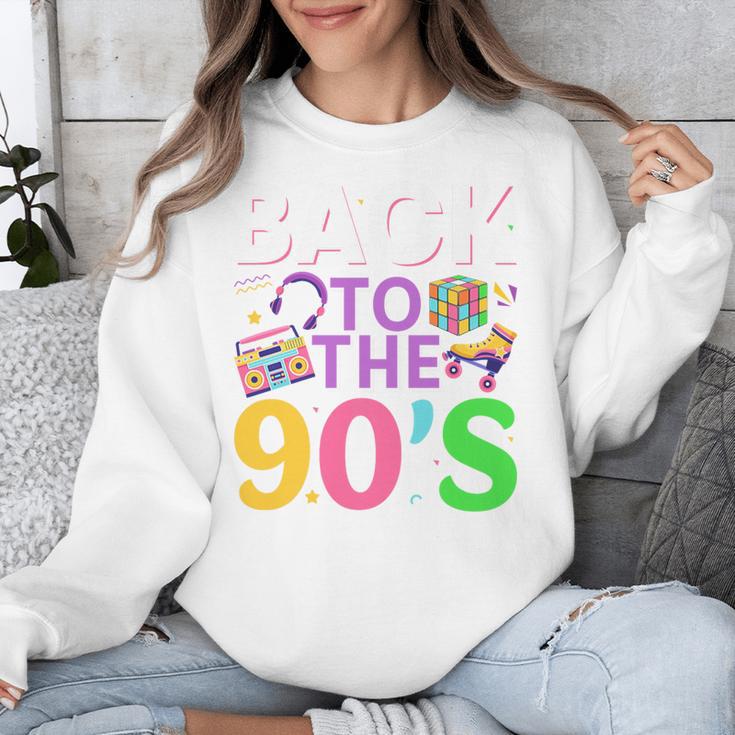 Back To The 90's Mixtape Era Nostalgia Retro 1990 90's Style Premium Tri-Blend Unisex Sweatshirt Back To The 90's Mixtape Era Nostalgia Retro 1990 90's Style Premium Tri-Blend Unisex Sweatshirt