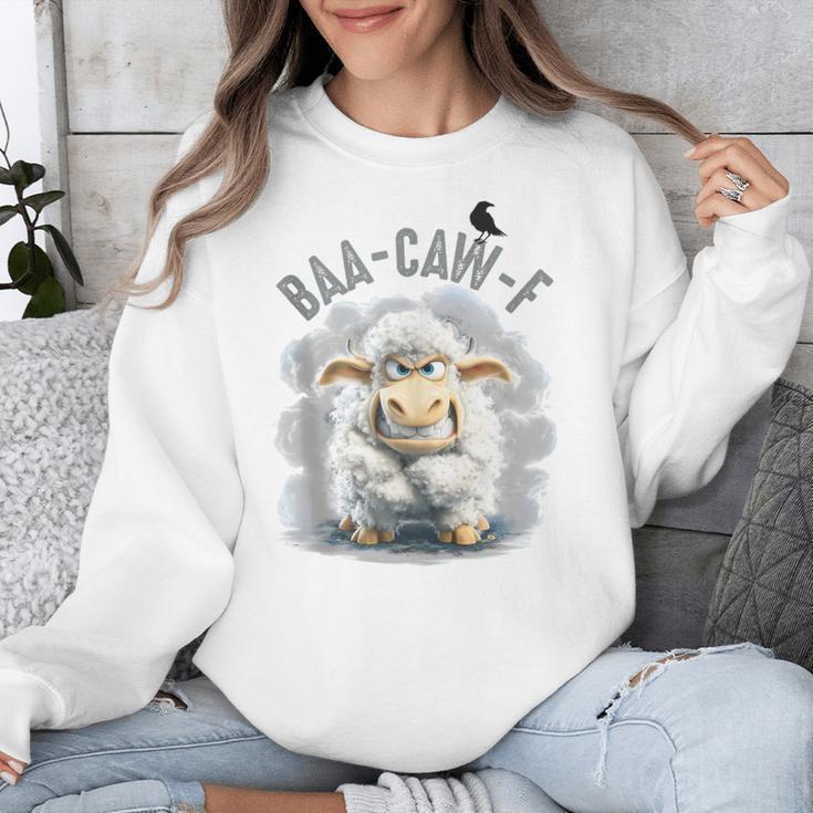 Back Off – Sheep Baa Crow Caw Pun For Introverts Unisex Sweatshirt Back Off – Sheep Baa Crow Caw Pun For Introverts Unisex Sweatshirt