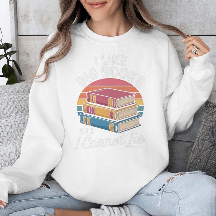 I Like Big Books Cannot Lie Librarian Reading Teacher Unisex Sweatshirt