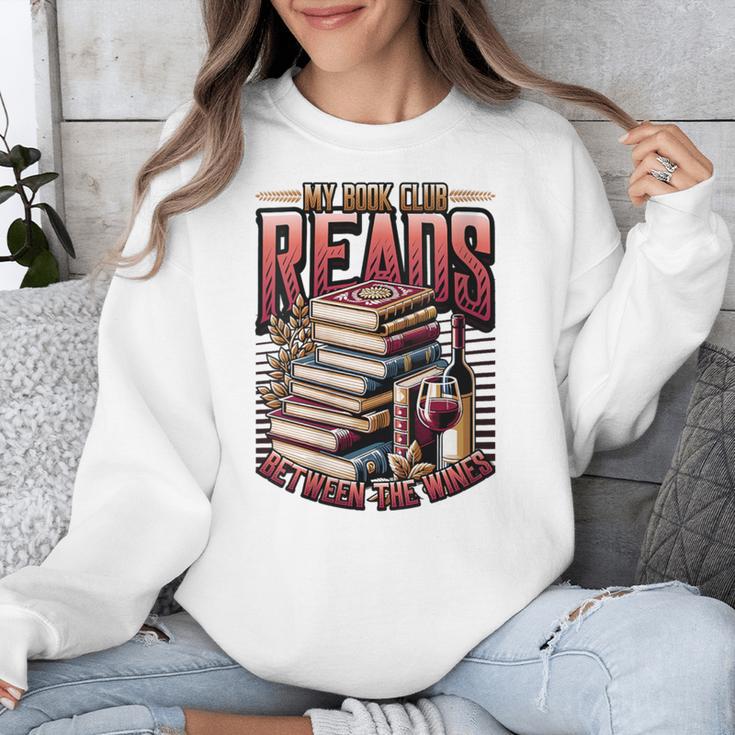 My Book Club Reads Between The Wines Book Club Reading Unisex Sweatshirt My Book Club Reads Between The Wines Book Club Reading Unisex Sweatshirt