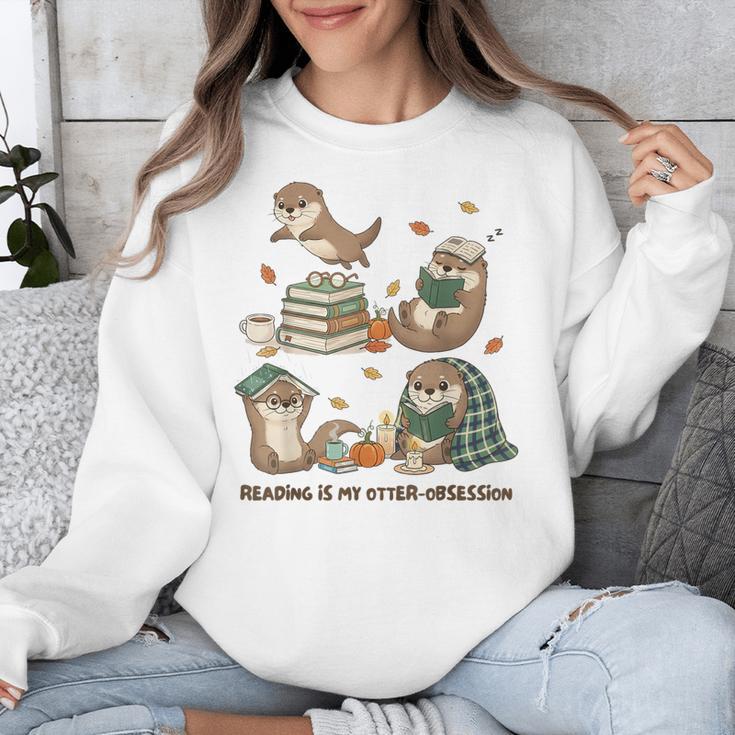 Book Lover Bookish Bookworm Reading Is My Otter-Obsession Unisex Sweatshirt Book Lover Bookish Bookworm Reading Is My Otter-Obsession Unisex Sweatshirt