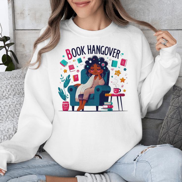 Book Lover Graphic Tee Book Hangover Premium Tri-Blend Unisex Sweatshirt
