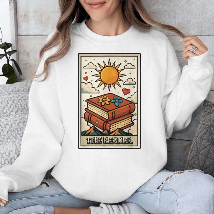 Book Reading Tarot Card The Reader Unisex Sweatshirt