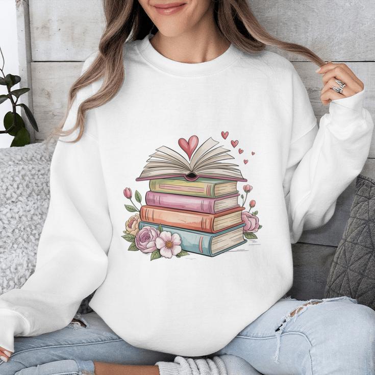 All Booked For Valentines Book Lover Romance Unisex Sweatshirt
