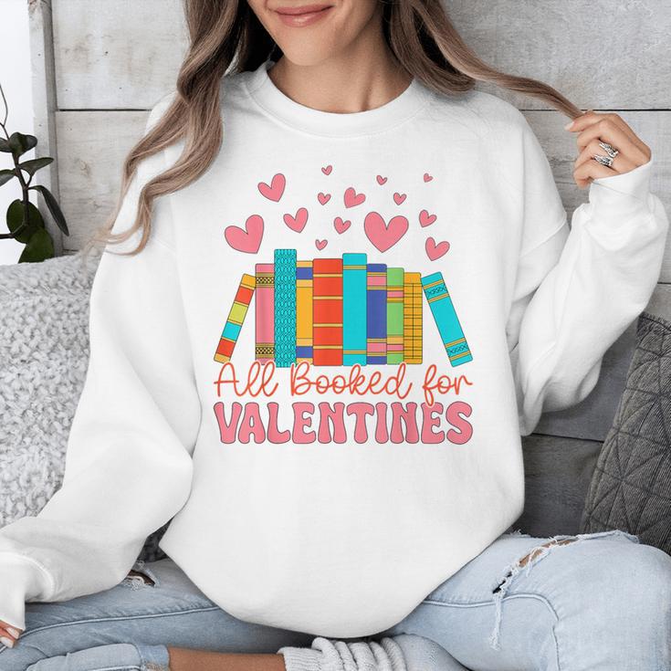 All Booked For Valentines Book Lover Valentine's Day Unisex Sweatshirt