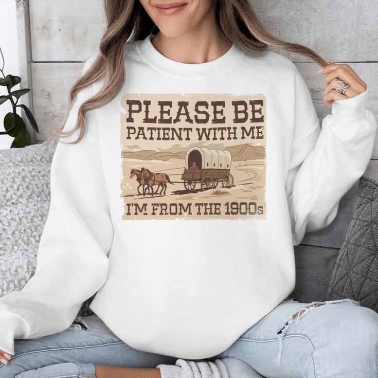 Boomer Millennial Please Be Patient I'm From The 1900s Unisex Sweatshirt Boomer Millennial Please Be Patient I'm From The 1900s Unisex Sweatshirt