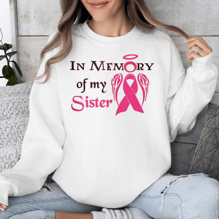 Breast Cancer Walk In Memory Of My Sister Unisex Sweatshirt