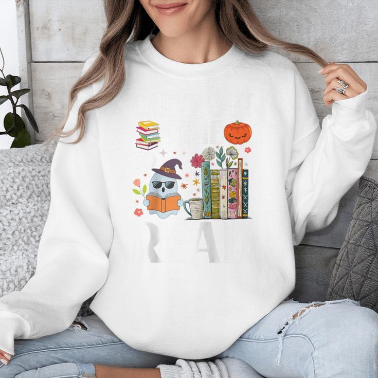 Carve Out Time To Read Halloween Ghost Books Raglan Baseball Tee Unisex Sweatshirt