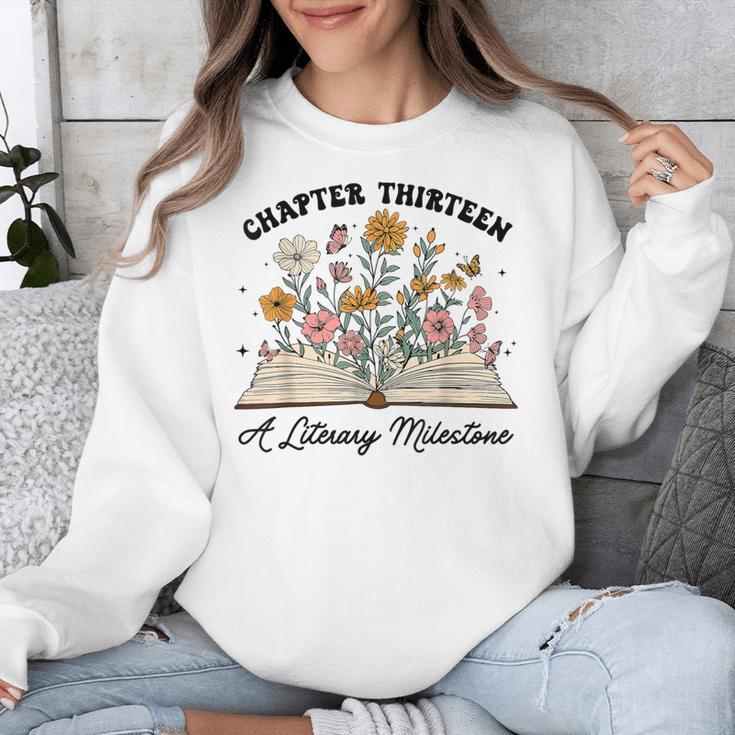 Chapter 13 A Literary Milestone 13th Birthday Book Lovers Unisex Sweatshirt