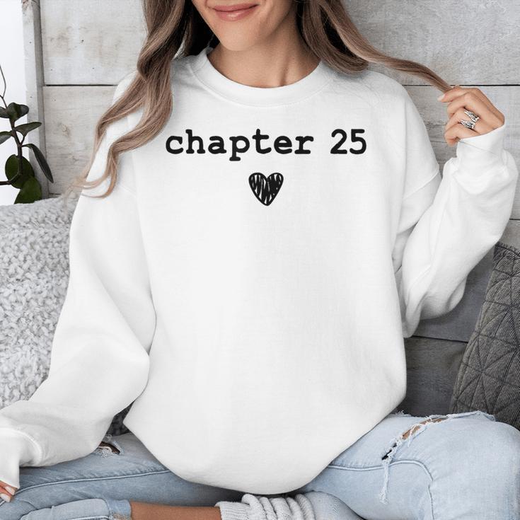 Chapter 25 Book Lovers Readers & Authors 25th Birthday Unisex Sweatshirt