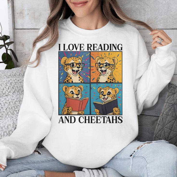 Cheetah Love Reading And Cheetahs Kids Bookworm Unisex Sweatshirt Cheetah Love Reading And Cheetahs Kids Bookworm Unisex Sweatshirt