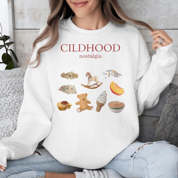 Childhood Nostalgia Good Memories Teddy Bear Ice Cream Unisex Sweatshirt Childhood Nostalgia Good Memories Teddy Bear Ice Cream Unisex Sweatshirt