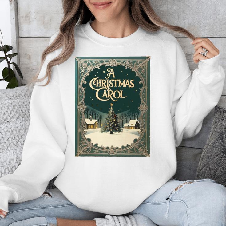 A Christmas Carol Book Cover By Charles Dickens Unisex Sweatshirt