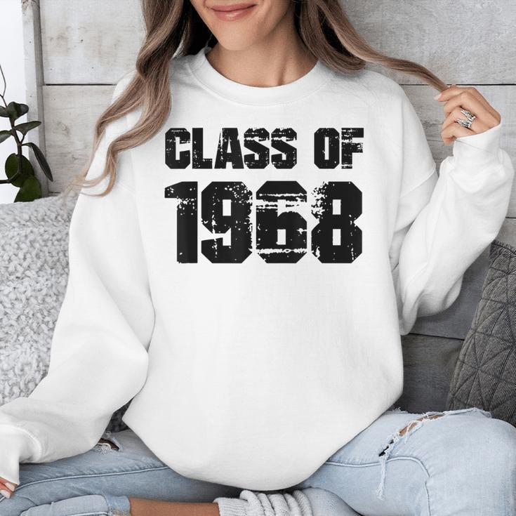 Class Of 1968 High School College Graduation Reunion Unisex Sweatshirt