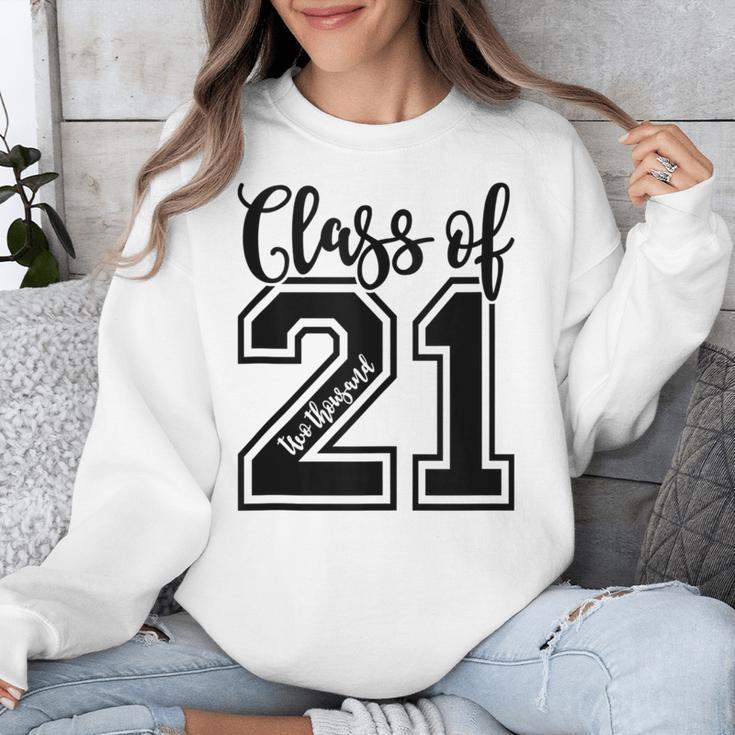 Class Of 2021 Senior 21 Cool Graduation Unisex Sweatshirt