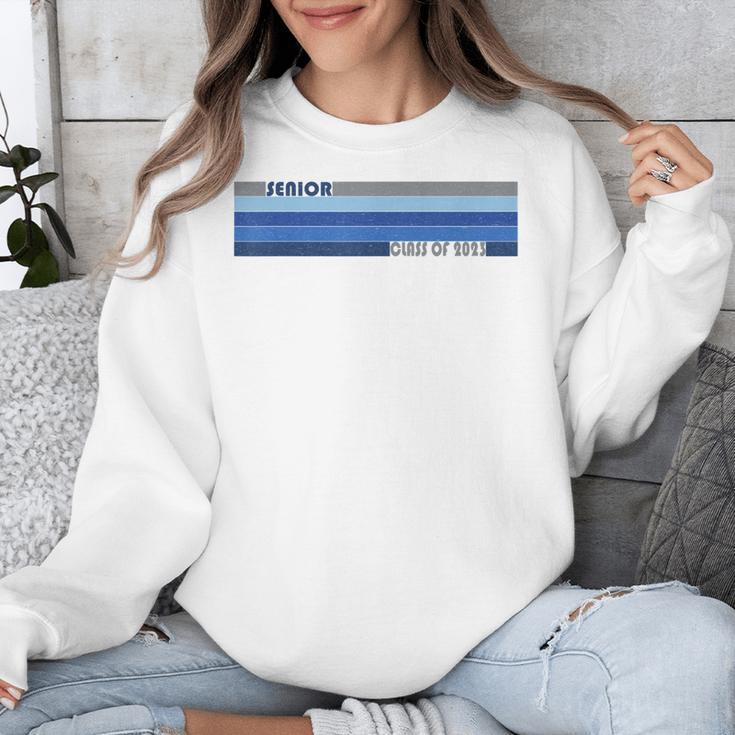 Class Of 2023 Senior Retro 2023 Grad Graduate Graduation Unisex Sweatshirt