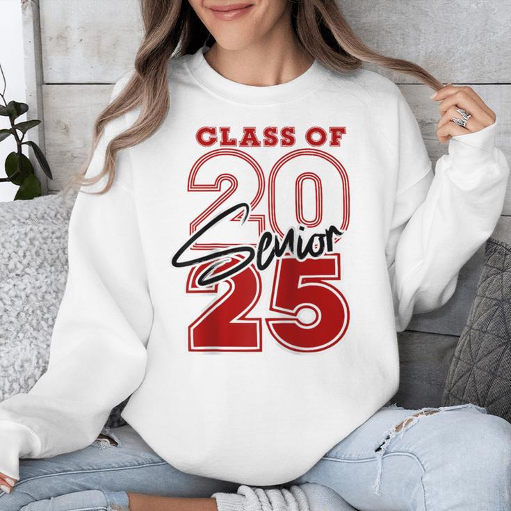 Class Of 2025 Senior 2025 Graduation Red Raglan Baseball Tee Unisex Sweatshirt