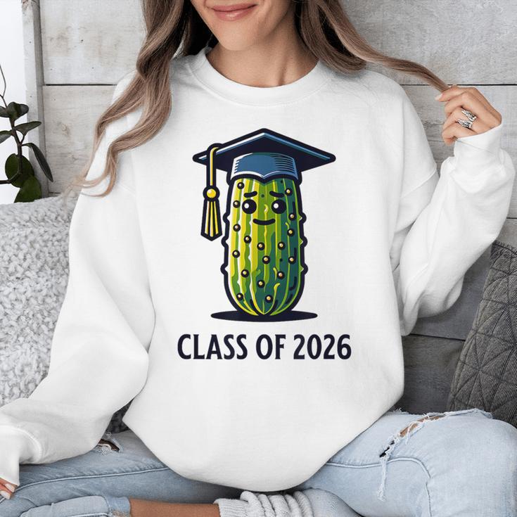 Class Of 2026 Graduation Pickle Trendy Graduate Humor Unisex Sweatshirt