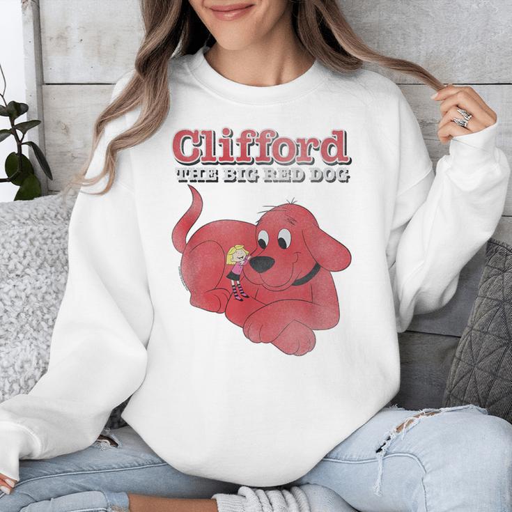 Clifford The Big Red Dog Clifford And Emily Book Cover Unisex Sweatshirt