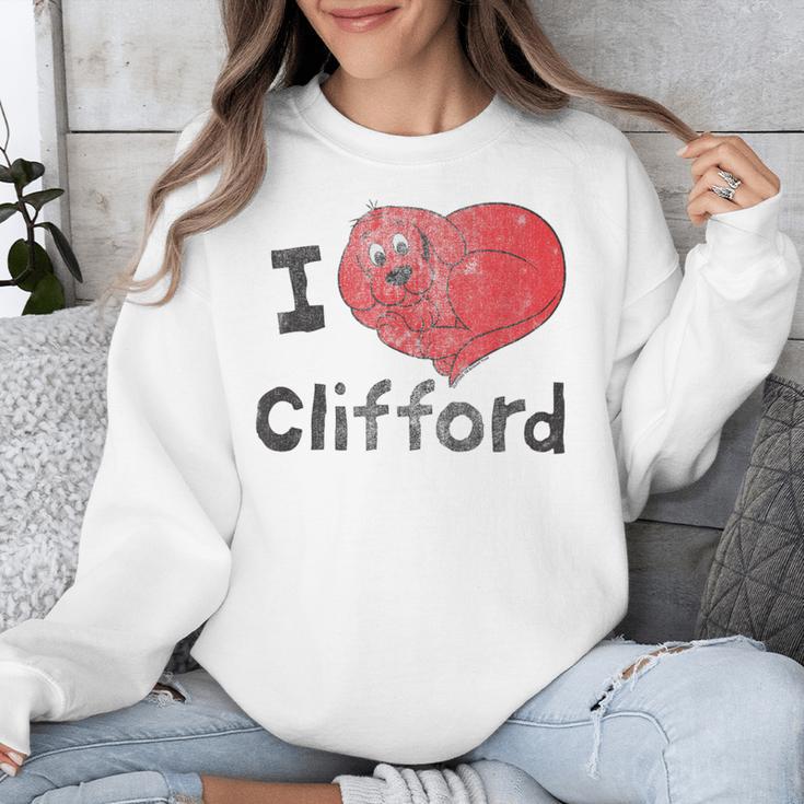 Clifford The Big Red Dog I Heart Clifford Childrens Books Unisex Sweatshirt