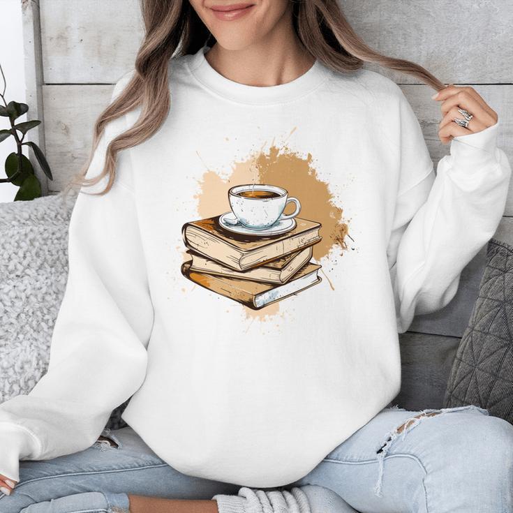 Coffee And Books Adult Books Lover Reading Unisex Sweatshirt Coffee And Books Adult Books Lover Reading Unisex Sweatshirt