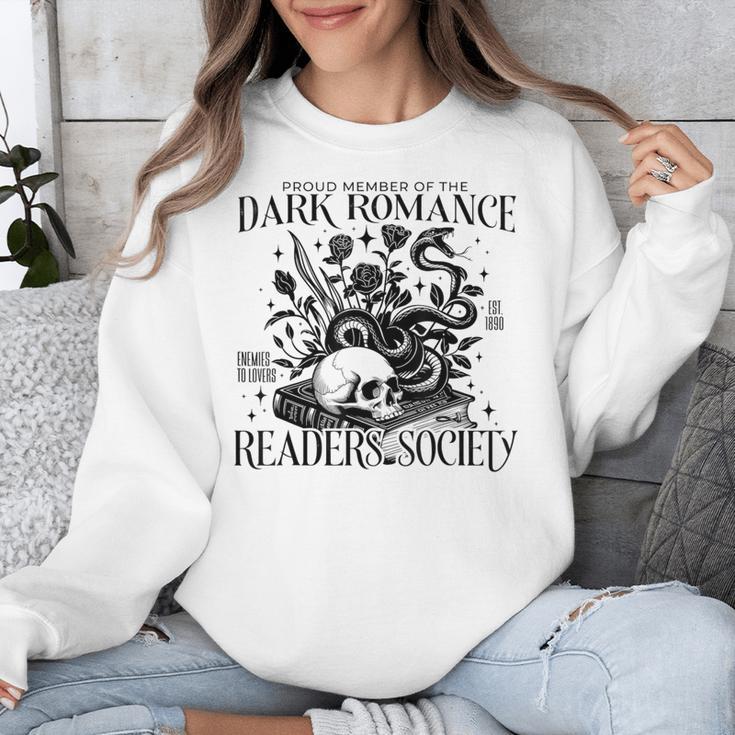 Dark Romance Books Lover Bookish Bookworm Gothic Aesthetic Unisex Sweatshirt