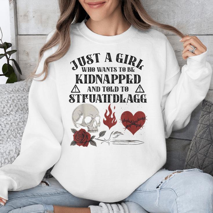 Dark Romance Smutt Book Merch Just A Good Girl STFUATTDLAGG Unisex Sweatshirt Dark Romance Smutt Book Merch Just A Good Girl STFUATTDLAGG Unisex Sweatshirt