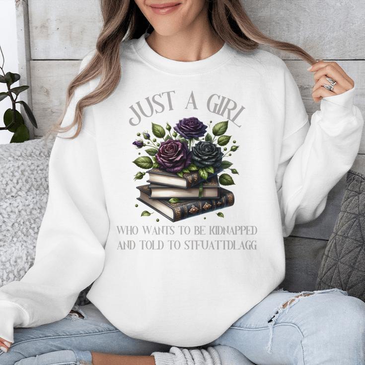 Dark Romance Women Smutt Book Lover Merch STFUATTDLAGG Good Unisex Sweatshirt