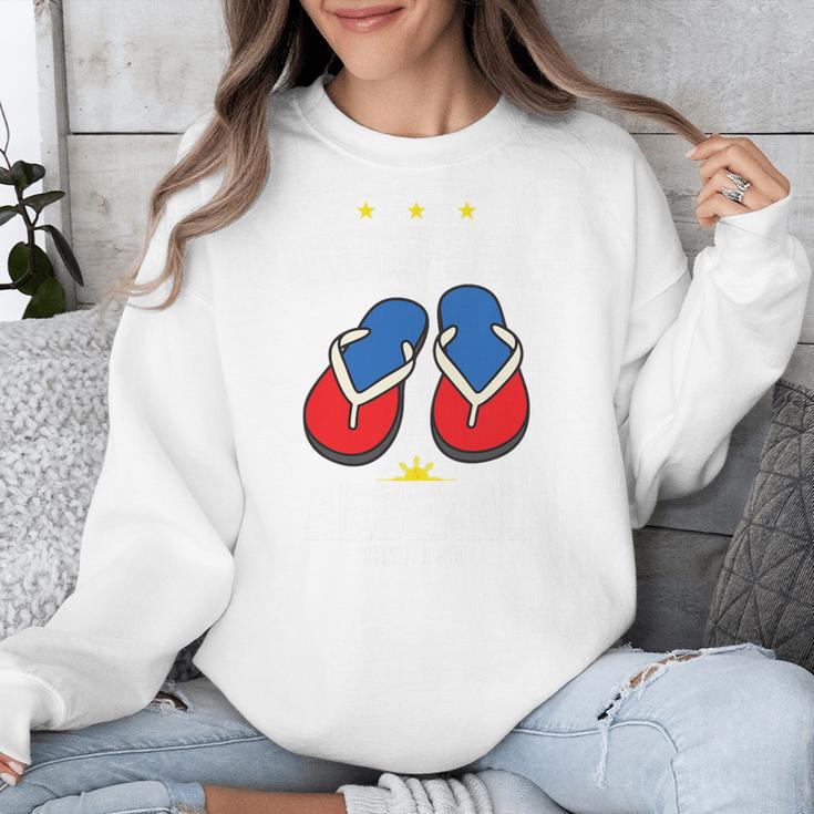 Discipline Arsenal Pinoy Nostalgia Filipino Tsinelas Premium Tri-Blend Unisex Sweatshirt