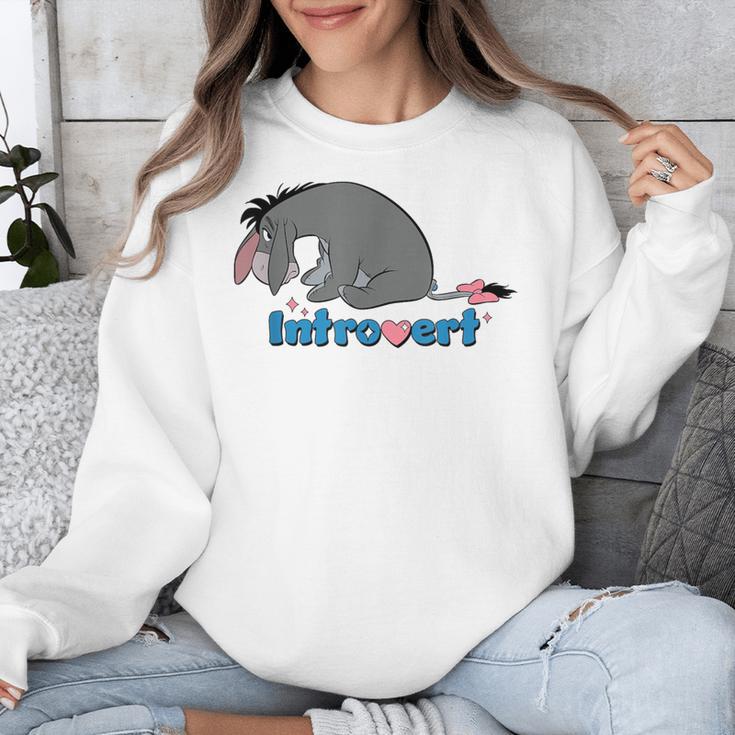 Disney Winnie The Pooh Introvert Eeyore Logo Unisex Sweatshirt Disney Winnie The Pooh Introvert Eeyore Logo Unisex Sweatshirt