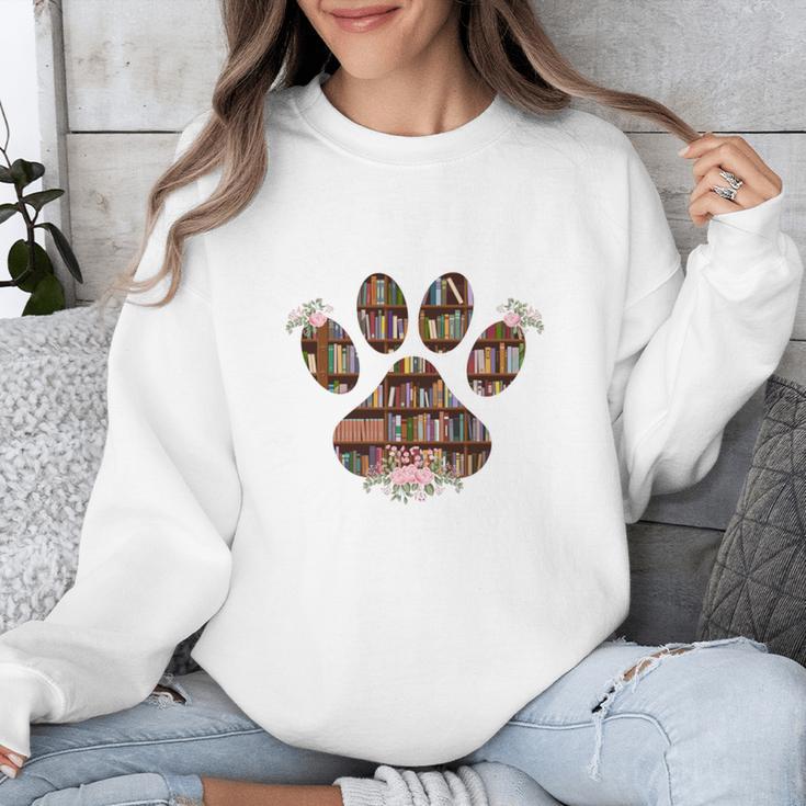 Easily Distracted By Dogs And Books Unisex Sweatshirt