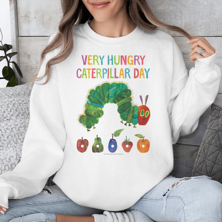 Eric Carle Very Hungry Caterpillar Day Children's Book Unisex Sweatshirt Eric Carle Very Hungry Caterpillar Day Children's Book Unisex Sweatshirt