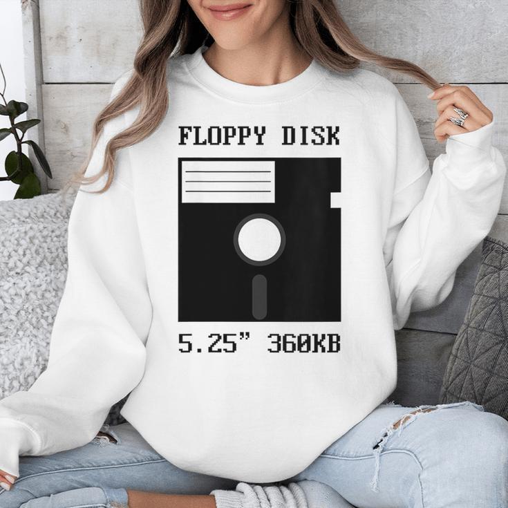 Floppy Disk Computer Nostalgia Fun PC Enthusiast History Unisex Sweatshirt