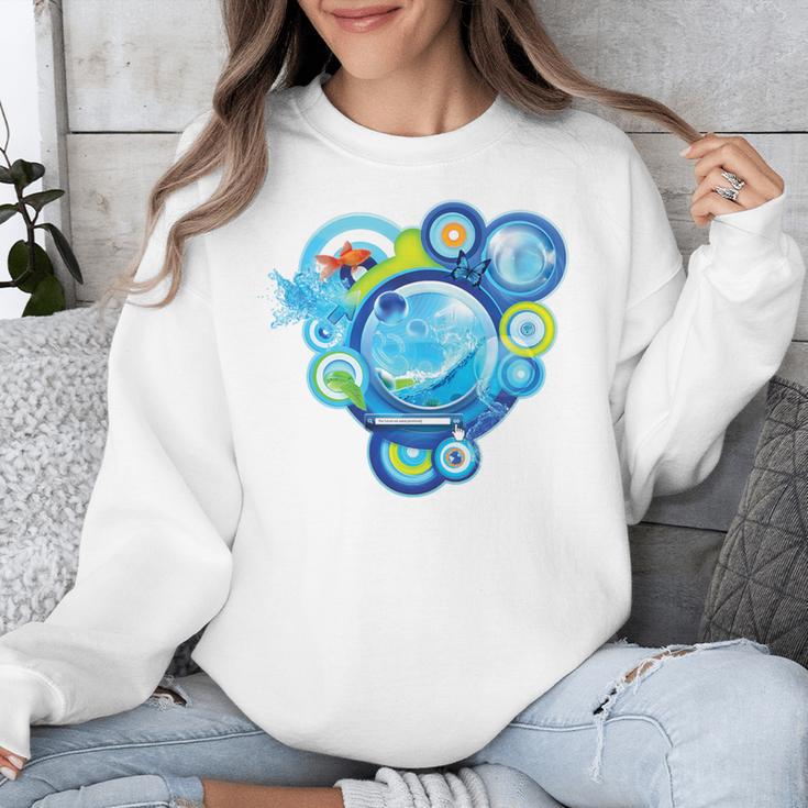 Frutiger Aero Metro Abstract Maximalism 2000s Nostalgia Premium Tri-Blend Unisex Sweatshirt Frutiger Aero Metro Abstract Maximalism 2000s Nostalgia Premium Tri-Blend Unisex Sweatshirt