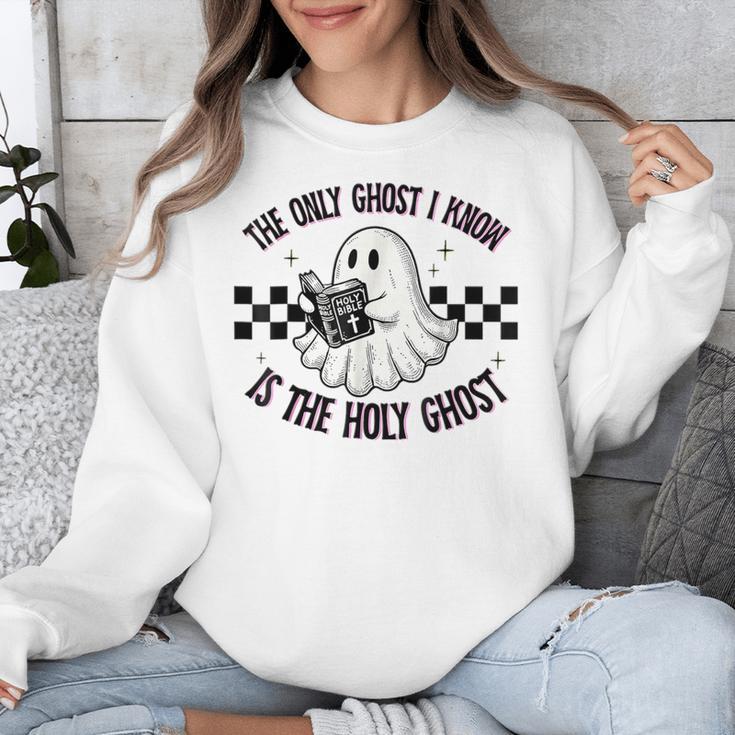 The Only Ghost I Know Is The Holy Ghost Ghost Read Book Unisex Sweatshirt