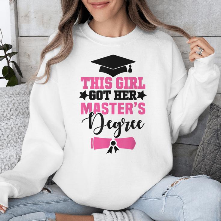 This Girl Got Her Masters Degree Graduation Mastered It 2024 Unisex Sweatshirt