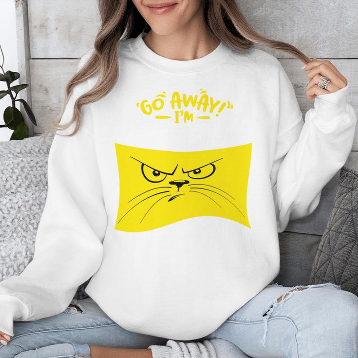 Go Away I'm Introverting Antisocial Shy Introvert Unisex Sweatshirt